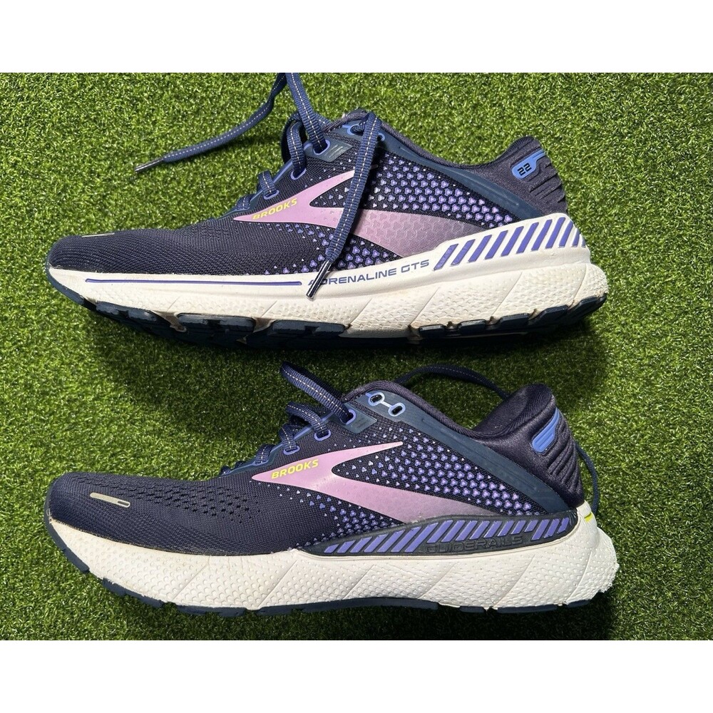 Brooks Women’s Adrenaline 22 GTS Running Shoe Peacoat/Blue Iris Size US 11.5